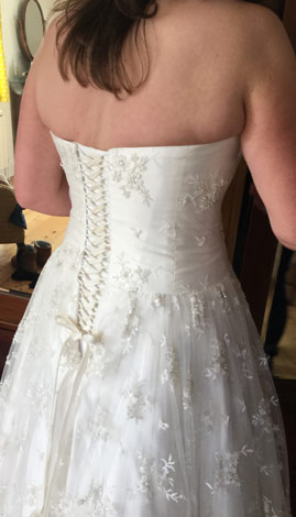 wedding dress alterations in Southampton